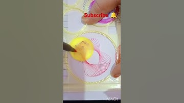 spirograph design #spirograph #art #drawing #fun #relaxing #satisfying #ytshorts #shortsvideo