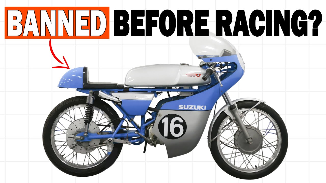 Самый безумный 50-кубовый мотоцикл 1960-х: Suzuki V3, созданный, чтобы победить Honda