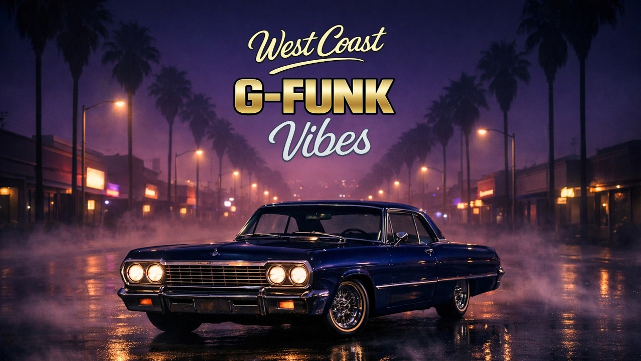 West Coast G Funk Vibes 🌙 Midnight Cruise – Purple Mist Boulevard