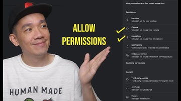 How to allow camera and microphone permissions in Google Chrome