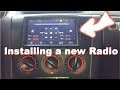 Installing an aftermarket radio in a Mazda 3