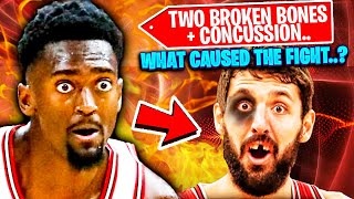 Terrifying Time Bobby Portis Punched Nikola Mirotic In The Face [NBA FIGHTS]