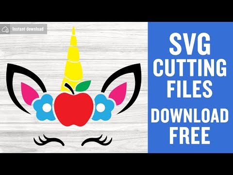 Back to School Unicorn SVG Free Cutting Files for Cricut