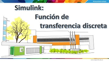 Simulink: Función de transferencia discreta