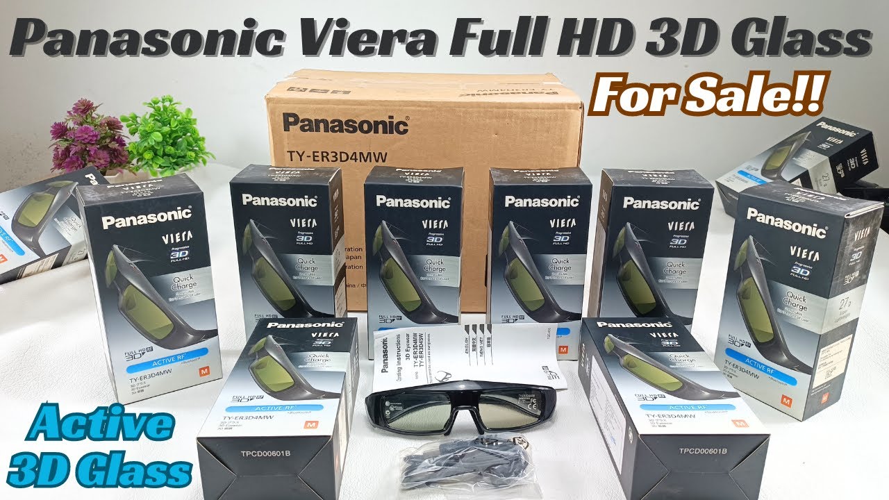 Panasonic Viera Full HD 3D Glass TY-ER3D4MW for Sale@Rs.999/- Each