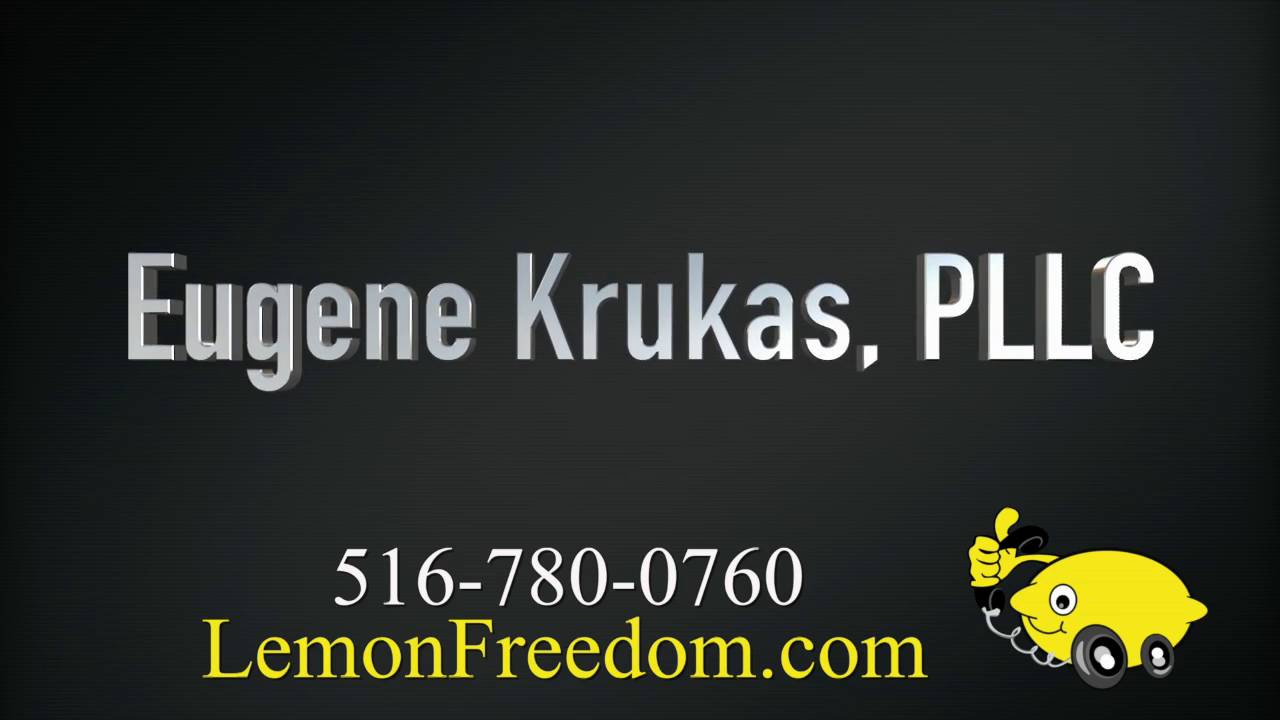 Eugene Krukas PLLC New York Lemon Law TV Commercial