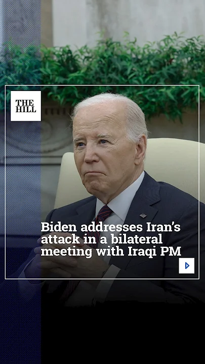 Biden Addresses Iran’s Attack In A Bilateral Meeting With Iraqi PM