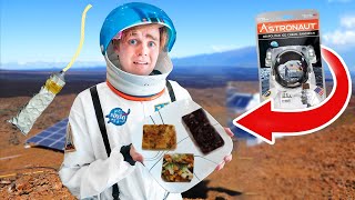 Eating ONLY Space Food for 24 HOURS (Food Challenge)