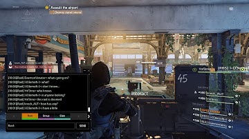 Division 2 - cant see what my friend types in chat