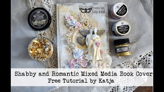 Mixed Media Guest Book Cover- Perfect Wedding Gift, Free Tutorial
