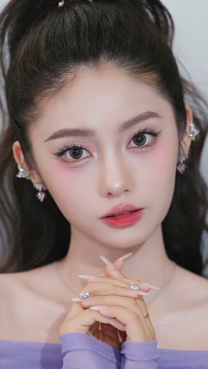 How to draw perfect eyeliner Chinese Douyin Makeup Tutorial #makeuptutorial #shorts #koreanmakeup