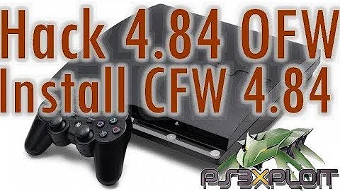 Tutorial: Jailbreak PS3 and install CFW 4.84 on OFW 4.83 & 4.84 with HFW