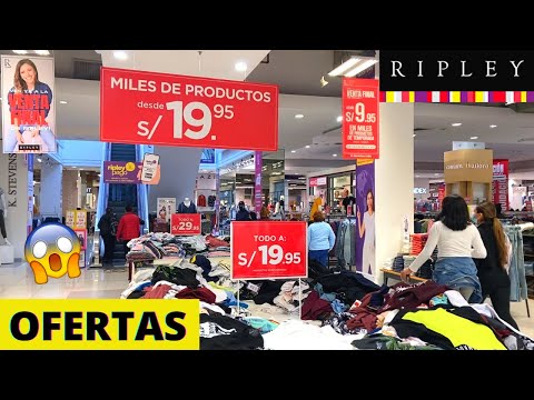 OUTLET RIPLEY PERÚ?LIQUIDACIÓN & VENTA FINAL??OFERTAS ROPA de MUJER??PLAZA LIMA SUR?BLUSAS?POLO