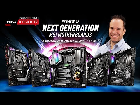 Preview of our next generation motherboards | MSI