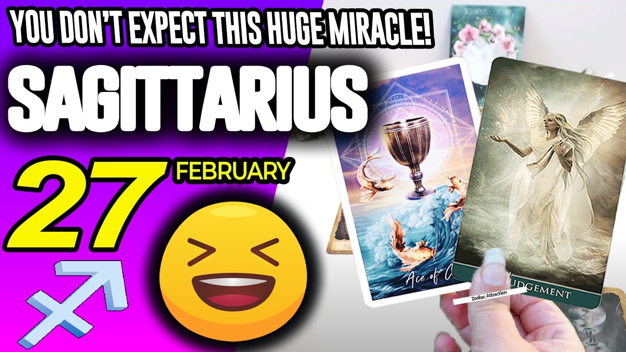 Sagittarius ♐🍀YOU DON’T EXPECT THIS HUGE MIRACLE❗️💖 horoscope for today FEBRUARY 27 2026 ♐ tarot