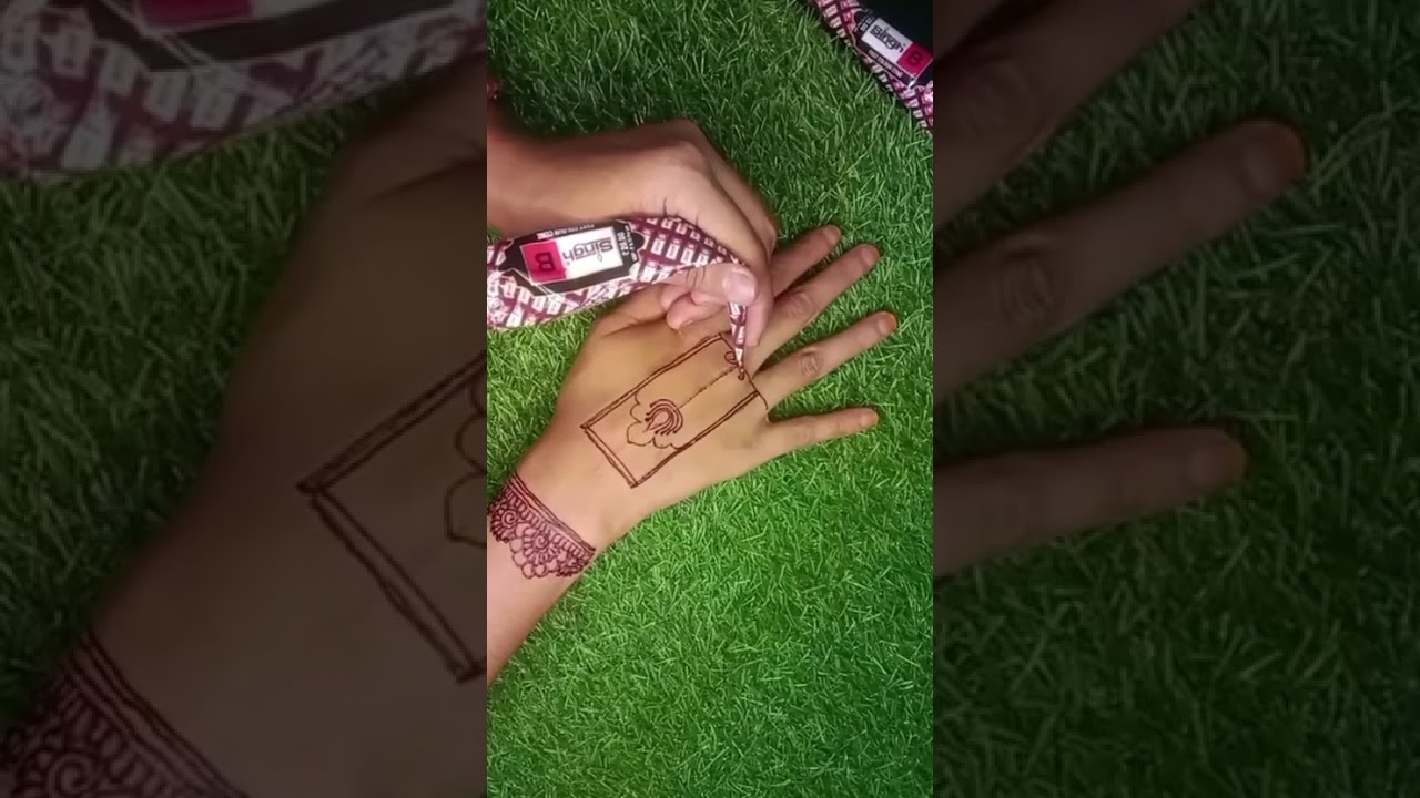 Pakistani mehndi design ❤️ easy simple design 💞