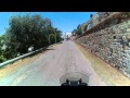 The Ghost Town of Craco on motorcycle