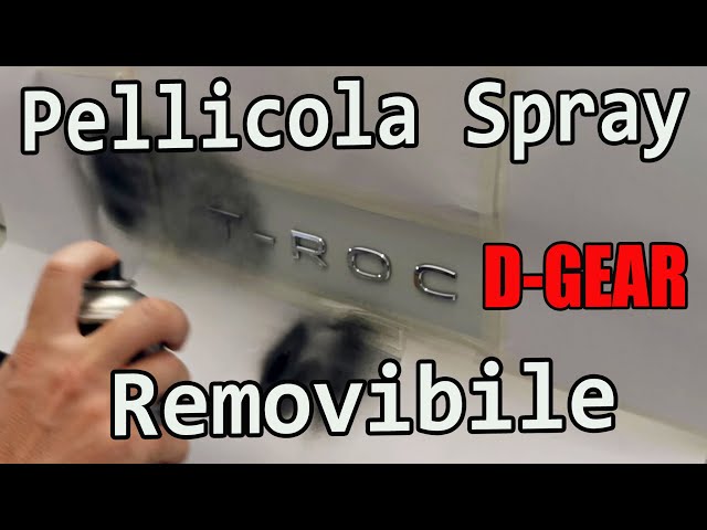 Vernice removibile NERO LUCIDO 400ml Pellicola spray D GEAR car