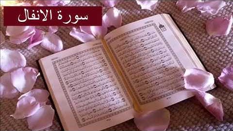 سورة الانفال كاملة