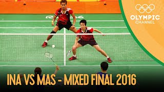 Badminton Mixed Doubles Gold Medal Match 🇮🇩🆚🇲🇾 | Rio 2016 Replays