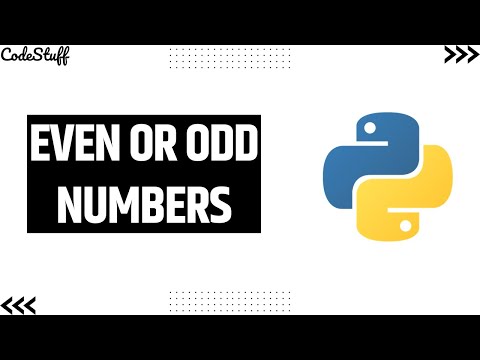 Even or Odd Number Program | Tutorial | Python