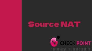 Source NAT in Checkpoint 1530