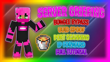 Server Griefing FULL TUTORIAL | Bungee Bypass, Port Scan, Port Exploit, UUID Spoof