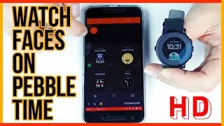 How to Change the Watchface on Pebble Time Round