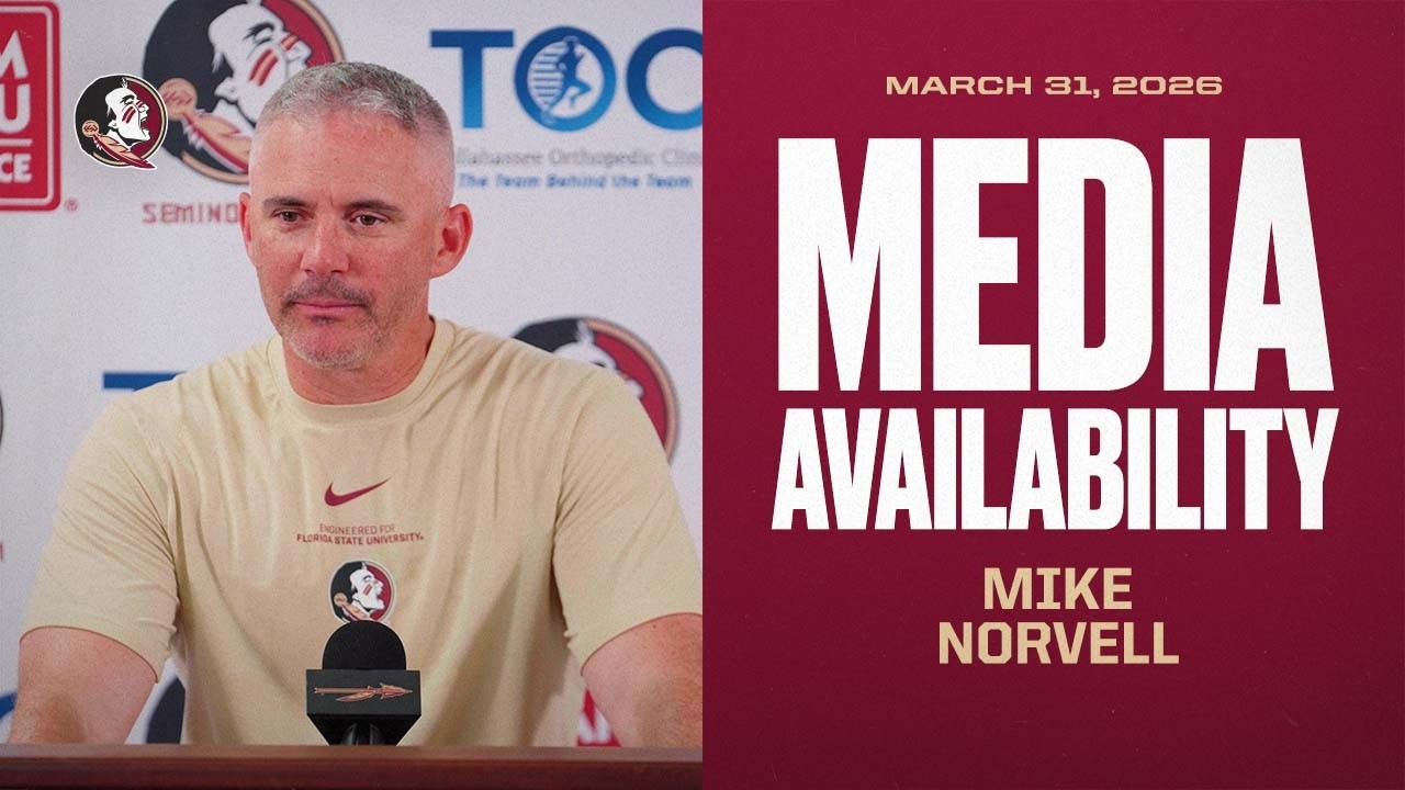 Image related to FSU Football | HC Mike Norvell Post-Practice Media Availability