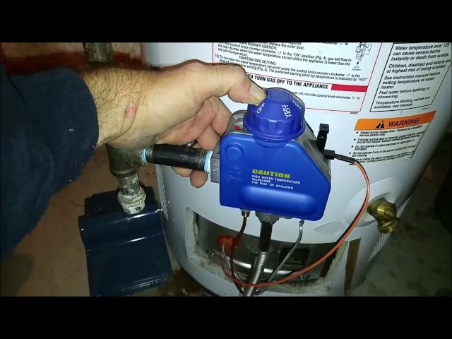 Replacing A Rheem Water Heater Gas Control Valve With Full Tank Of Water -  YouTube