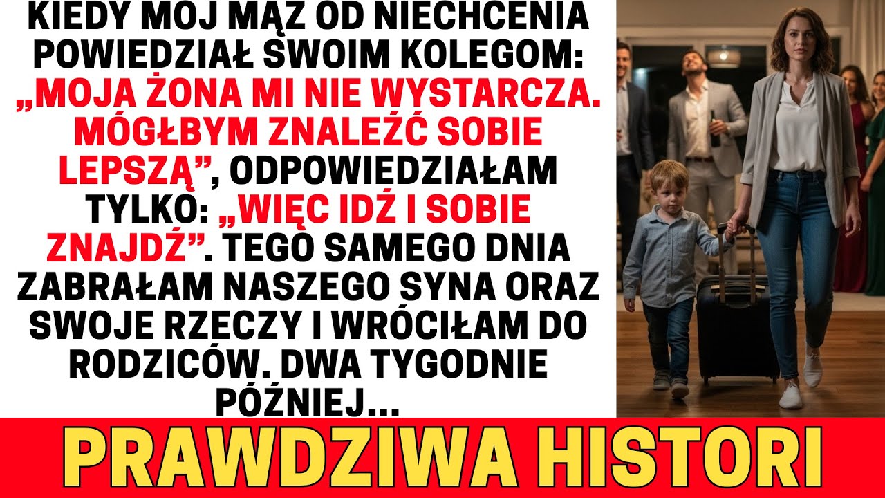 MÓJ MĄŻ POWIEDZIAŁ BEZ ŻADNEGO WSTYDU SWOIM ZNAJOMYM: „ZASŁUGUJĘ NA LEPSZĄ ŻONĘ”, JA TYLKO…