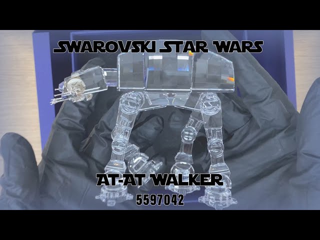 New SWAROVSKI Disney Star Wars Star Wars AT-AT Walker Figurine Display  5597042