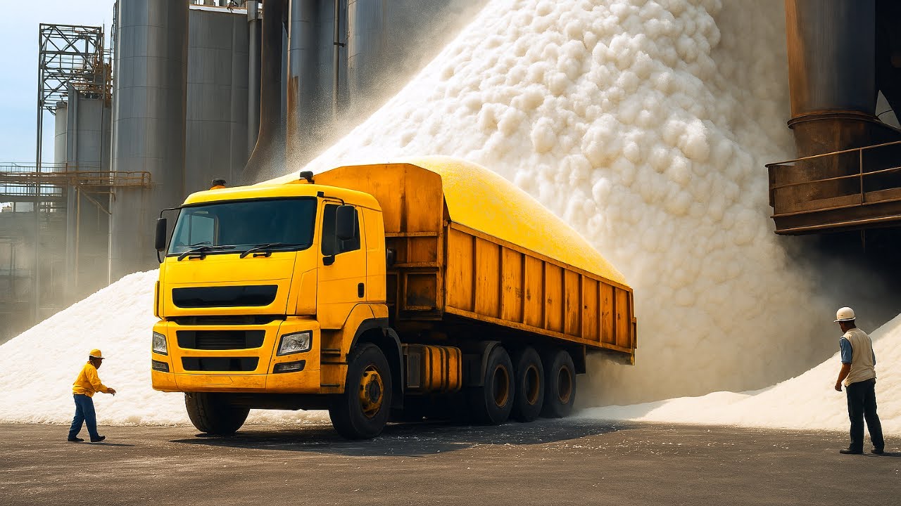 COME si PRODUCE lo ZUCCHERO | ECCO COME si FABBRICANO TONNELLATE ogni GIORNO