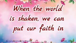 God's Love Never Changes I Video Lyrics I Piano Accompaniment by CHERRY