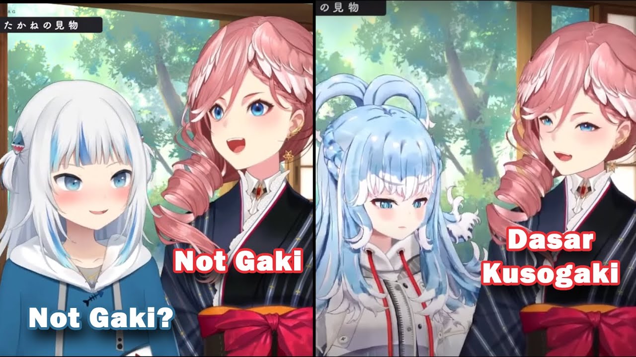 Perbedaan Gura Dan Kobo Ketika Bersama Lui Hololive Clips YouTube