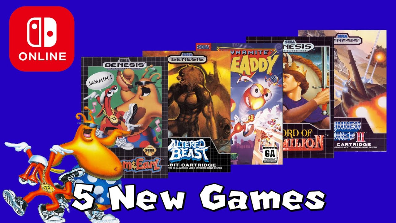 ToeJam & Earl and Altered Beast | 5 New Nintendo Switch Online Sega Genesis Games (December 2021)