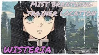MIST BREATHING TRAINER LOCATION! - Wisteria | Roblox