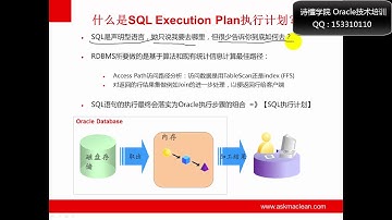 Oracle性能优化讲座《真正读懂Oracle SQL执行计划》