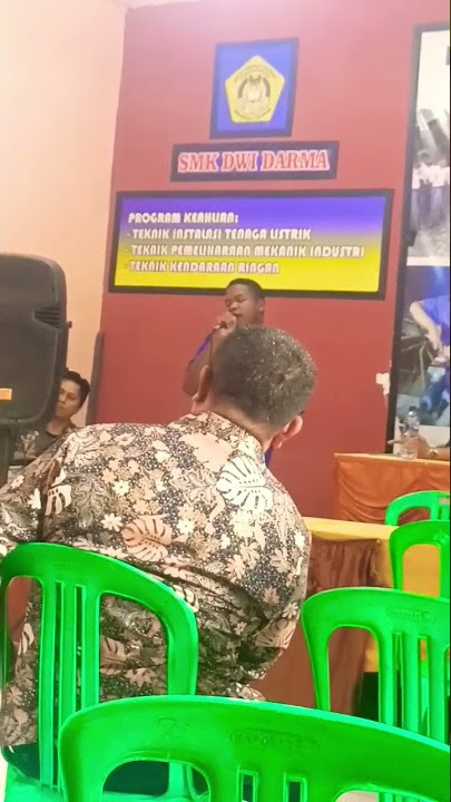 Video Abdul aziz bernyanyi, menghibur para guru  SMK DWI DARMA SUKABUMI #shorts