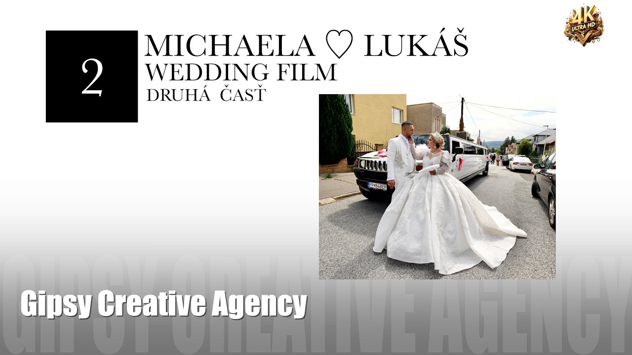 Michaela a Lukáš Svadobný film časť druhá