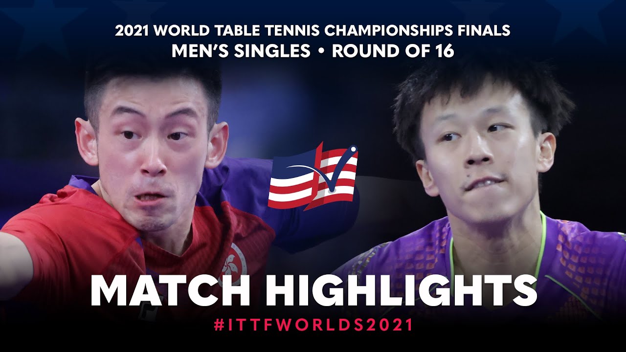 Wong Chun Ting vs Lin Gaoyuan | 2021 World Table Tennis Championships Finals | MS | R16