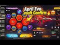 Next evo vault event Confirmed💯 | next evo vault event april 2026 | April Evo vault 2026 | 