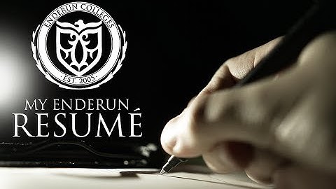 My Enderun Resumé