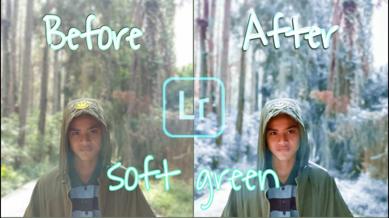 Tutorial editing lighroom:filter soft green