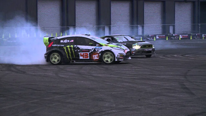[Santa Pod] - Ken Block and Vaughn Gittin JR Drifting