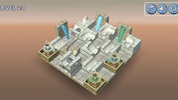 Genius - Level 24 | Flow Water Fountain 3D Puzzle | Walkthrough, Gameplay, No Commentary