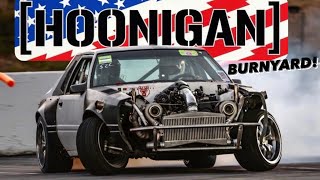 GETTING THE TWIN TURBO MUSTANG READY FOR THE HOONIGAN BURNYARD BURNOUT CONTEST!!!