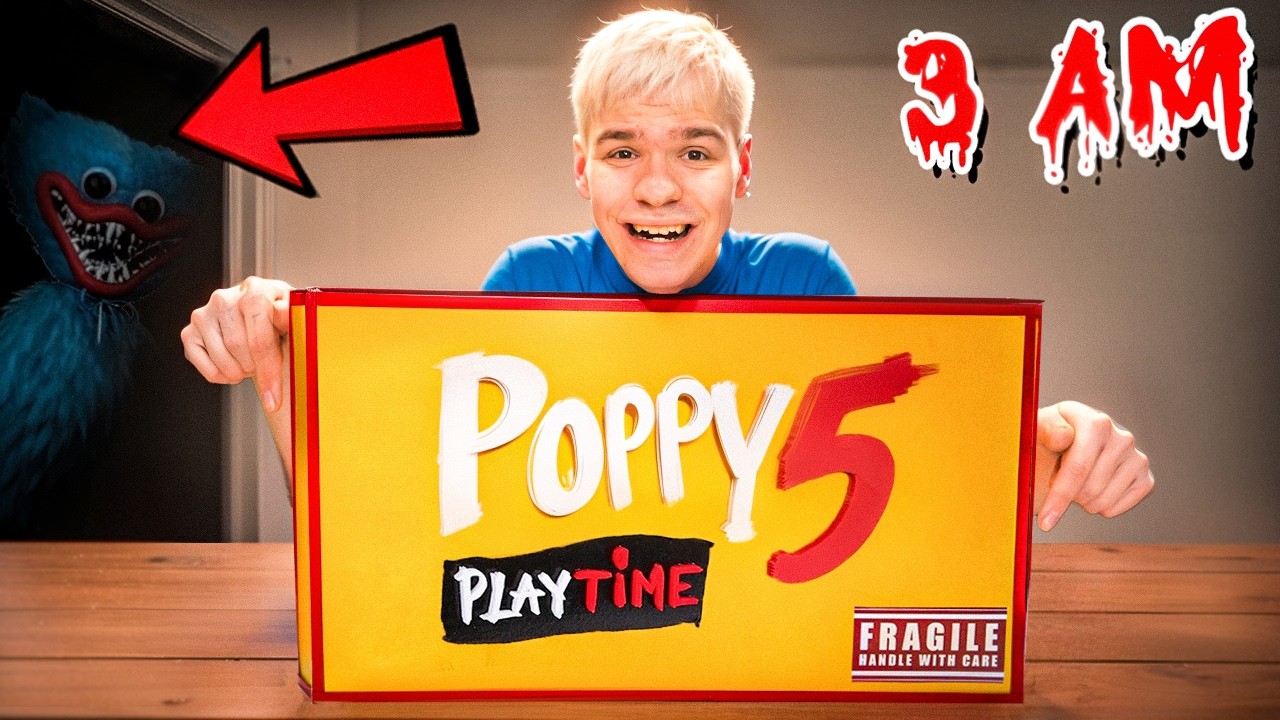 НИКОГДА НЕ ОТКРЫВАЙ  POPPY PLAYTIME CHAPTER 5 МИСТЕРИ-БОКС в 3 ЧАСА НОЧИ!!