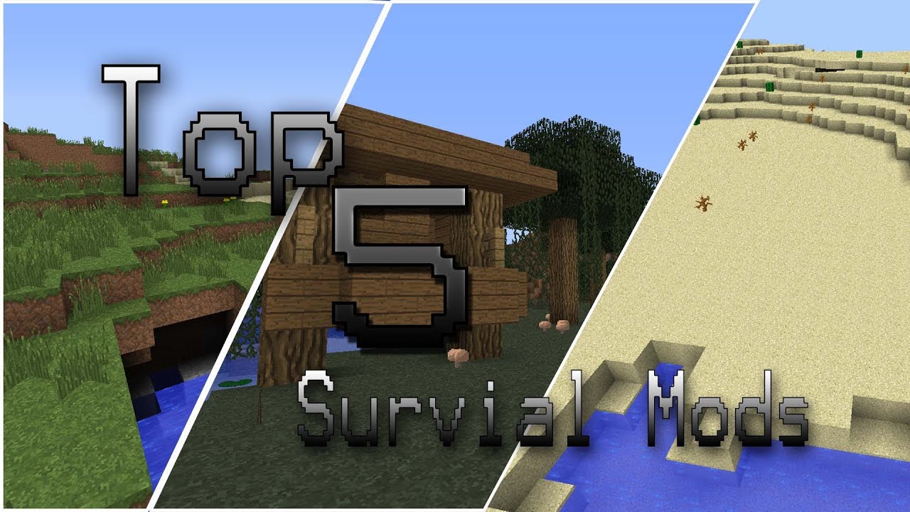 Minecraft:Top 5 Survival Mods - YouTube