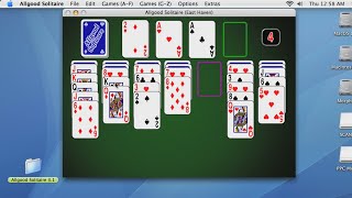 Apple Mac Longplay - Allgood Solitaire - East Haven screenshot 5